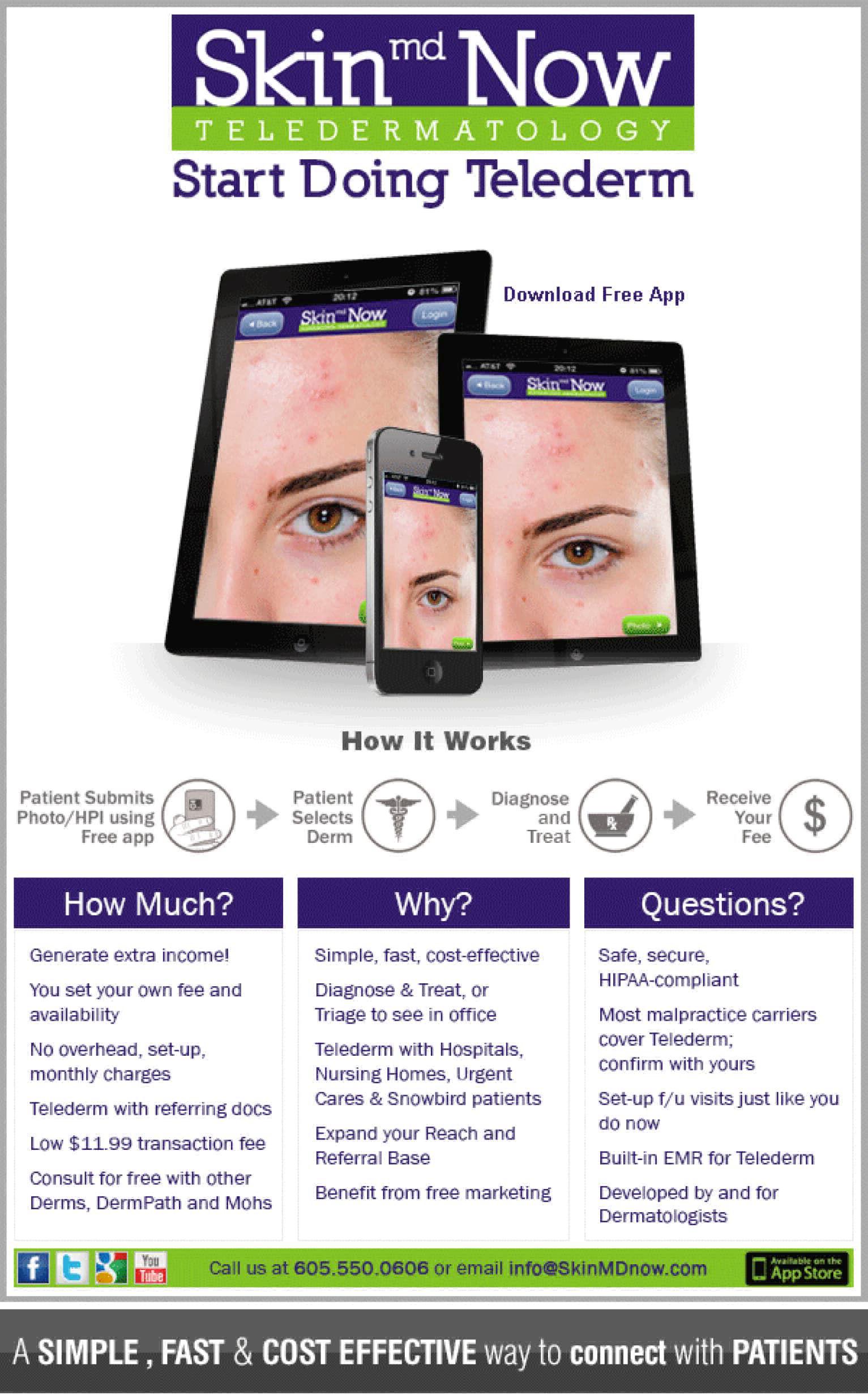 Skin md Now promotional brochure full layout